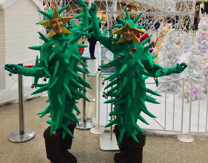 Human Christmas Trees