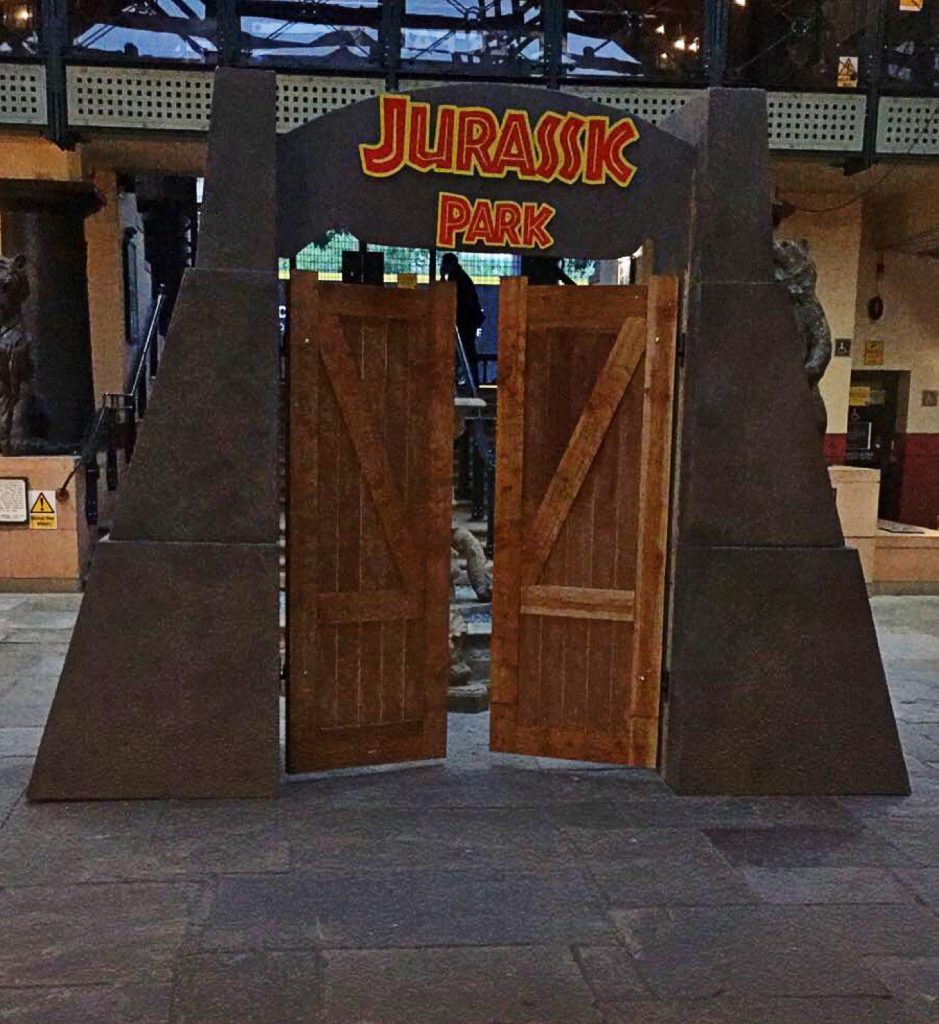 Jurassic Park Gates Hire | Jurassic Park Themed Event | Big Foot Events