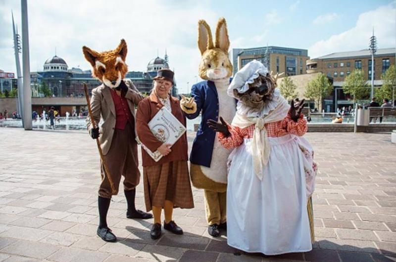 Peter Rabbit Real Life Beatrix Potter Family Show | Peter Rabbit Characters Walkabout