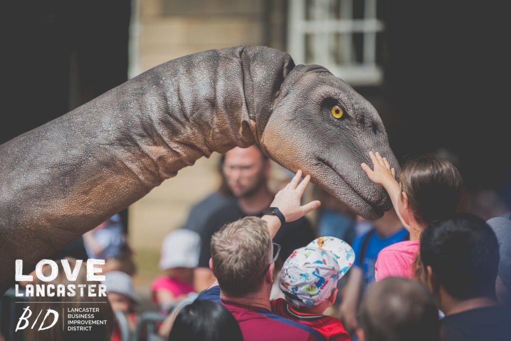 prehistoric party Brontosaurus
