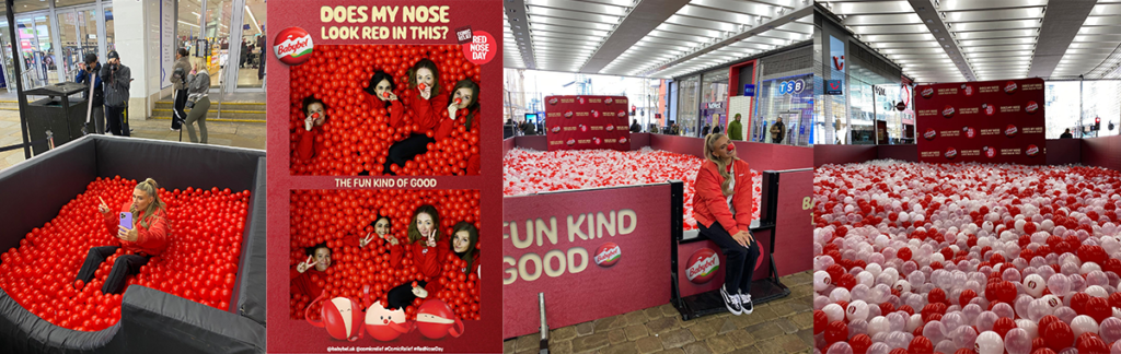 Babybel x Comic Relief Ball Pit Hire a Modular Ball Pit