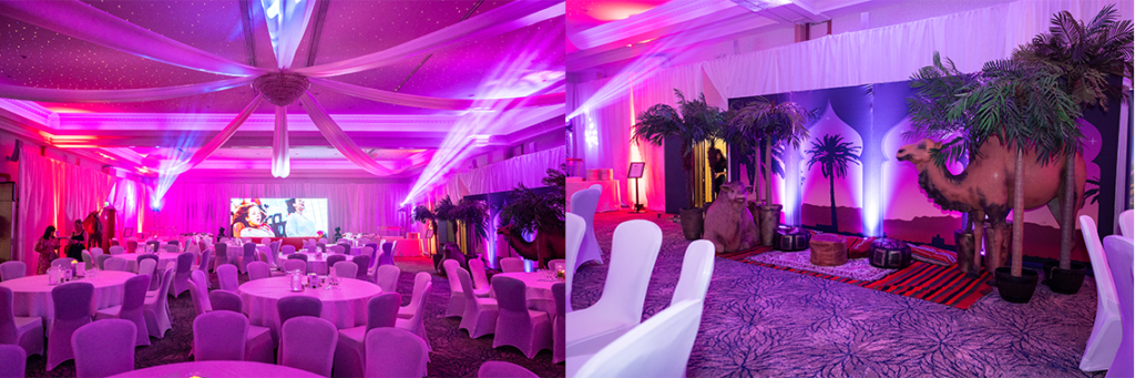Gold Medal Travel Big Day Out 2025 - venue decor and theming, ceiling and room draping, prop and photo opportunity
