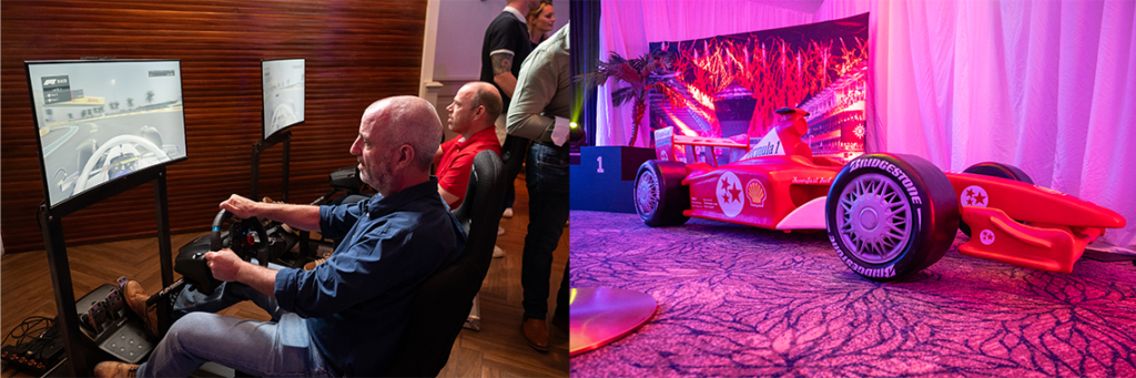 Gold Medal Travel Big Day Out 2025 -  racing simulators f1 tracks and venue decor