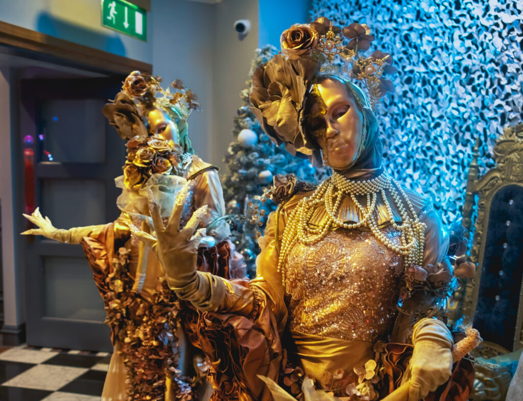 Showcase 2025 Golden Statues