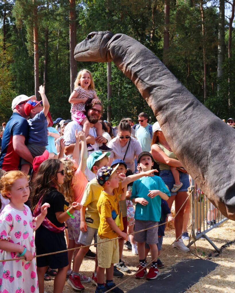 Brontosaurus at Wellington Park Berkshire